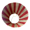 Red Striped Pandan Cone Lampshade