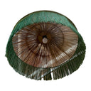 Green Fringed Pandan Pendant Lampshade