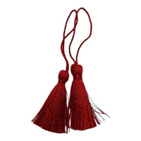 Silky Cushion Tassel Pair