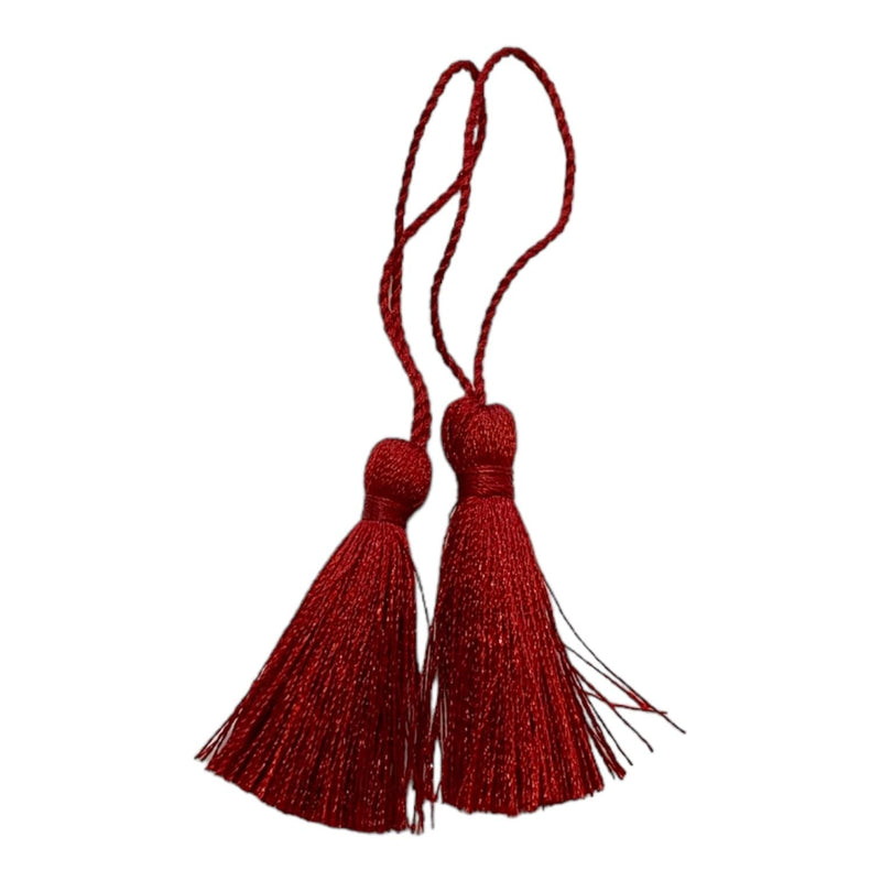 Silky Cushion Tassel Pair