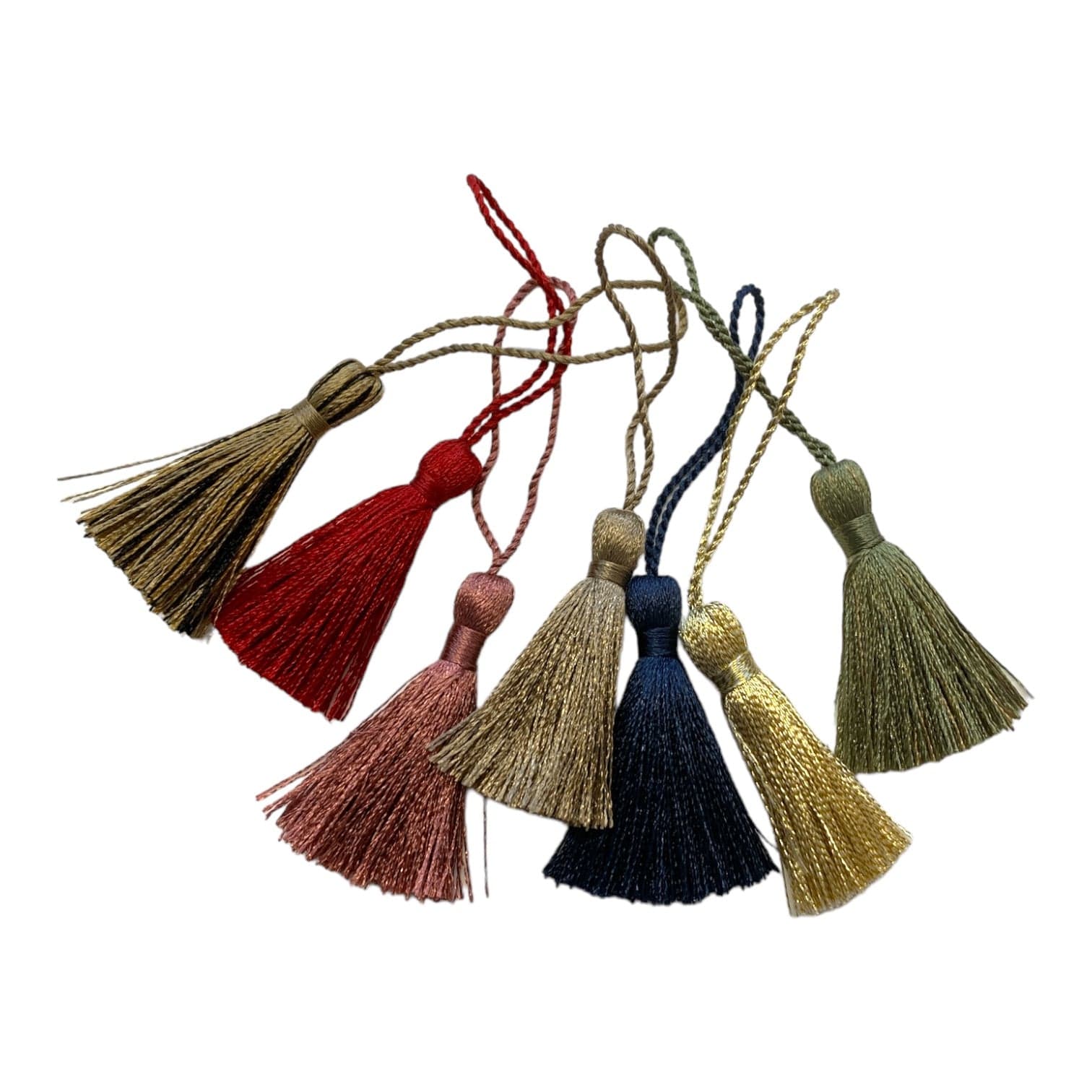 Silky Cushion Tassel Pair