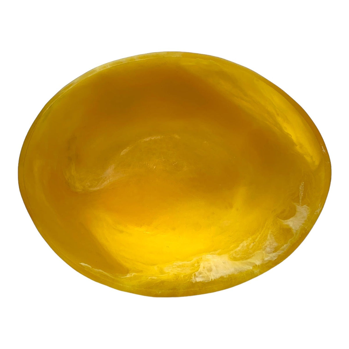 Buttercup Swirl Resin Bowl