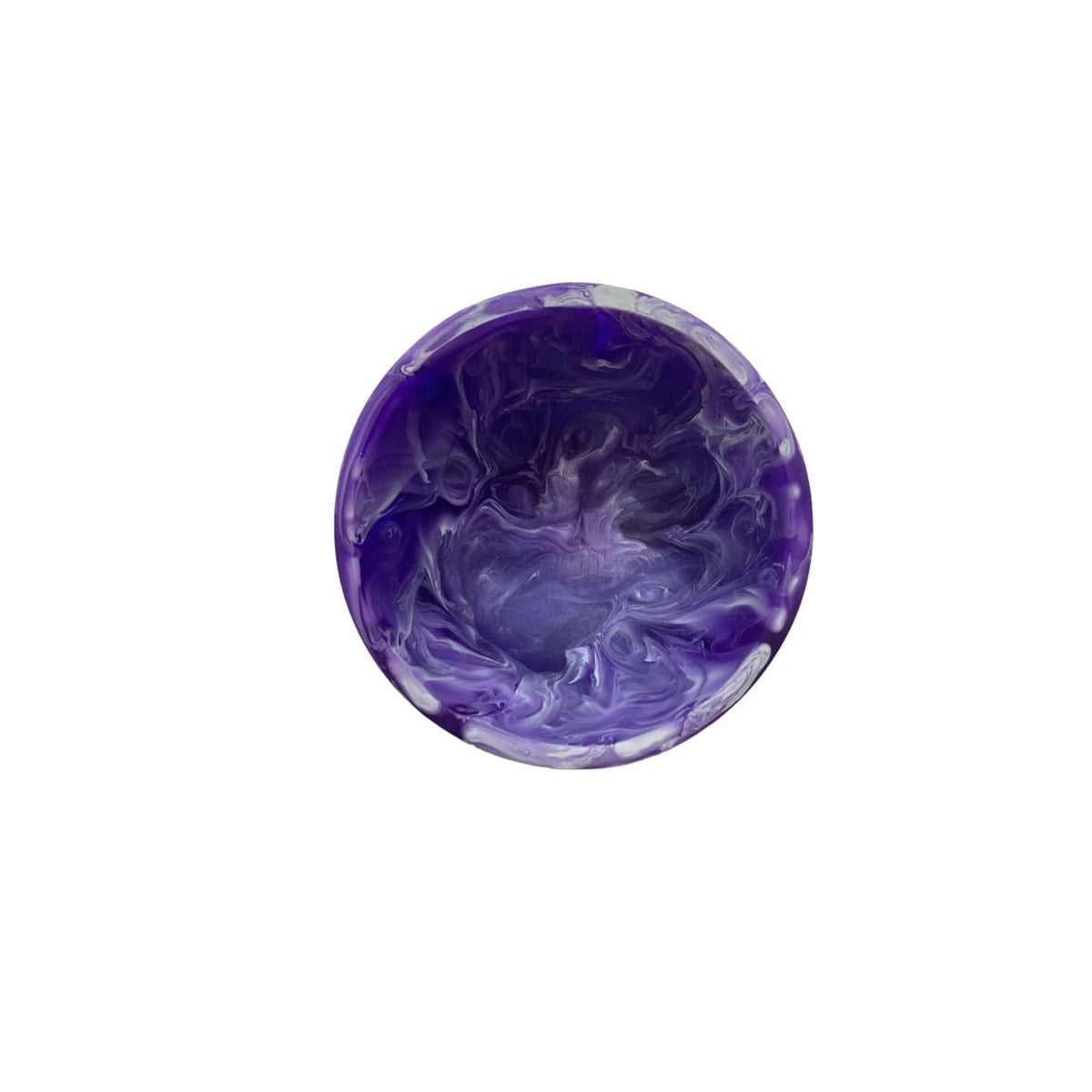 Lilac Swirl Resin Mini Bowl