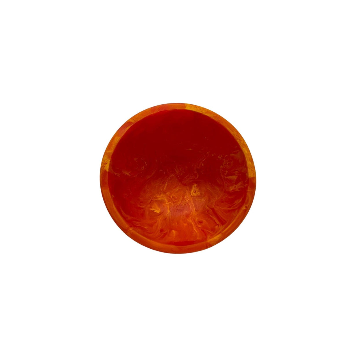 Marigold Swirl Resin Mini Bowl