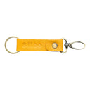 Mustard Bilbo Leather Keyring
