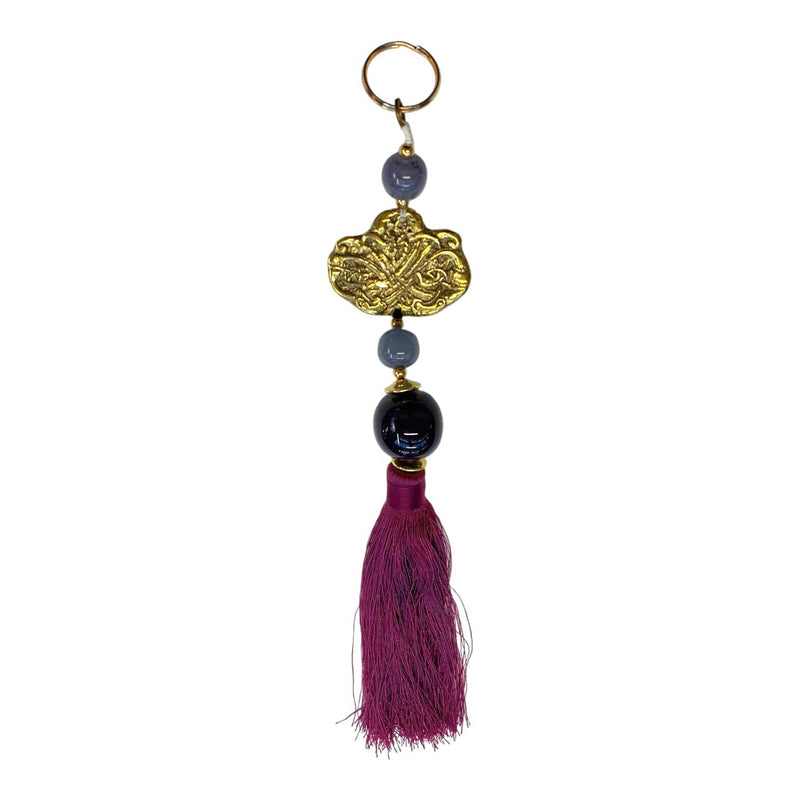 Beaded Lantern Keyring