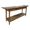 Sleigh Console Table