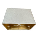 Coco Sand Gold Lined Rectangle Lampshade