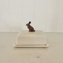 Hare Butter Dish