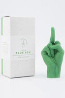 Green F*ck You Candle Hand