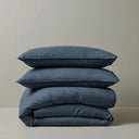 Ravello Linen Duvet Cover Queen Denim Little & Fox
