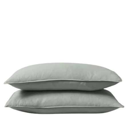 Ravello Linen Standard Pillowcase Pair Sage