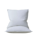 Ravello Linen Euro Pillowcase Set White