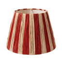 Red Striped Pandan Cone Lampshade