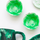 Pixie Swirl Resin Dish Ivy