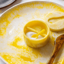 Salt & Pepper Container Resin Swirl  Buttercup