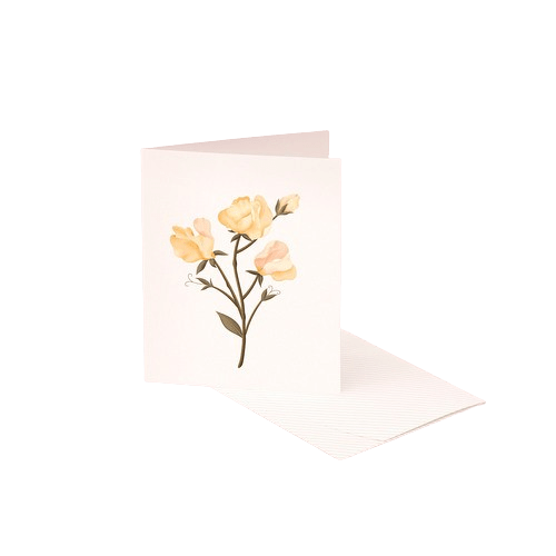 Sweet Pea Botanical Scented Card