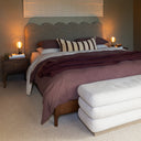 Custom Matilda Scalloped Headboard