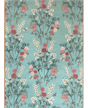 Flowers of Virtue Opal Blue Hand Tufted Rug PRE ORDER