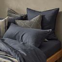 Ravello Linen Standard Pillowcase Pair Denim