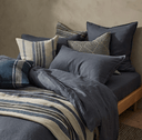 Ravello Linen Duvet Cover King Denim