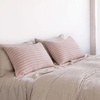 Basix Stripe Rosa/Floss Linen Pillowcase