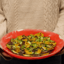 Poppy Swirl Resin Platter