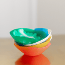 Pixie Swirl Resin Dish Watermelon