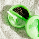 Salt & Pepper Container Resin Swirl  Clover