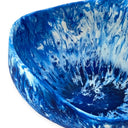 Sculptural Resin Swirl Bowl Iceberg