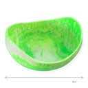 Sculptural Resin Swirl Bowl Mint