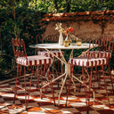 Terrace Dining Chair In Red Stripe