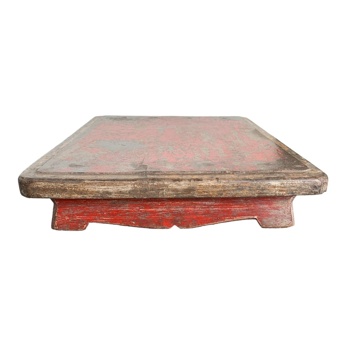 Vintage Chapati Tray Old Red