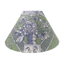 Turkish Toile Floral 14" Cone Lampshade