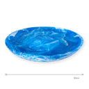 Waterlily Swirl Resin Platter