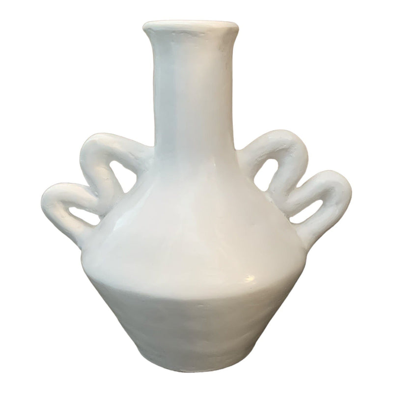 White Wavy Vase