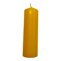 Yellow Column Candle 150mm