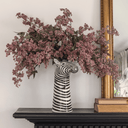 Zebra Flower Vase