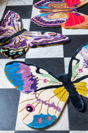 A Kaleidoscope of Papillons Part 2 Hand-Tufted Rug
