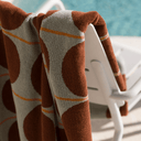 Abacus Beach Towel Mist/Paprika