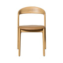 Alura Dining Chair - Blonde Oak / Pecan Leather