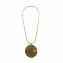 Alya Mesh Pendant Necklace - Gold