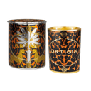 Ambra Nera Decorated Candle Medium