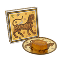 Ambra Nera Glass Plate and Soap