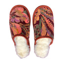Andastra Velvet Medium White Slippers