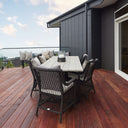 Anson Large Dining Table – Charcoal