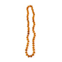 Apricot Beaded Resin Necklace