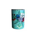 Aqua Floral Albasia Holder