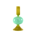 Aqua Moss Bubble Candle Holder