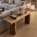 Arden Round Leg Console – Walnut PRE ORDER